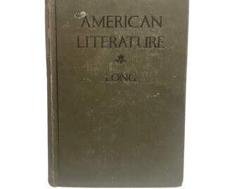American Literature by William Joseph Long 1923 - Etsy