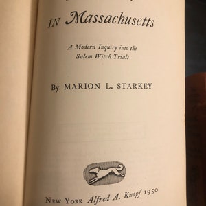 marion starkey the devil in massachusetts marion starkey the devil in massachusetts