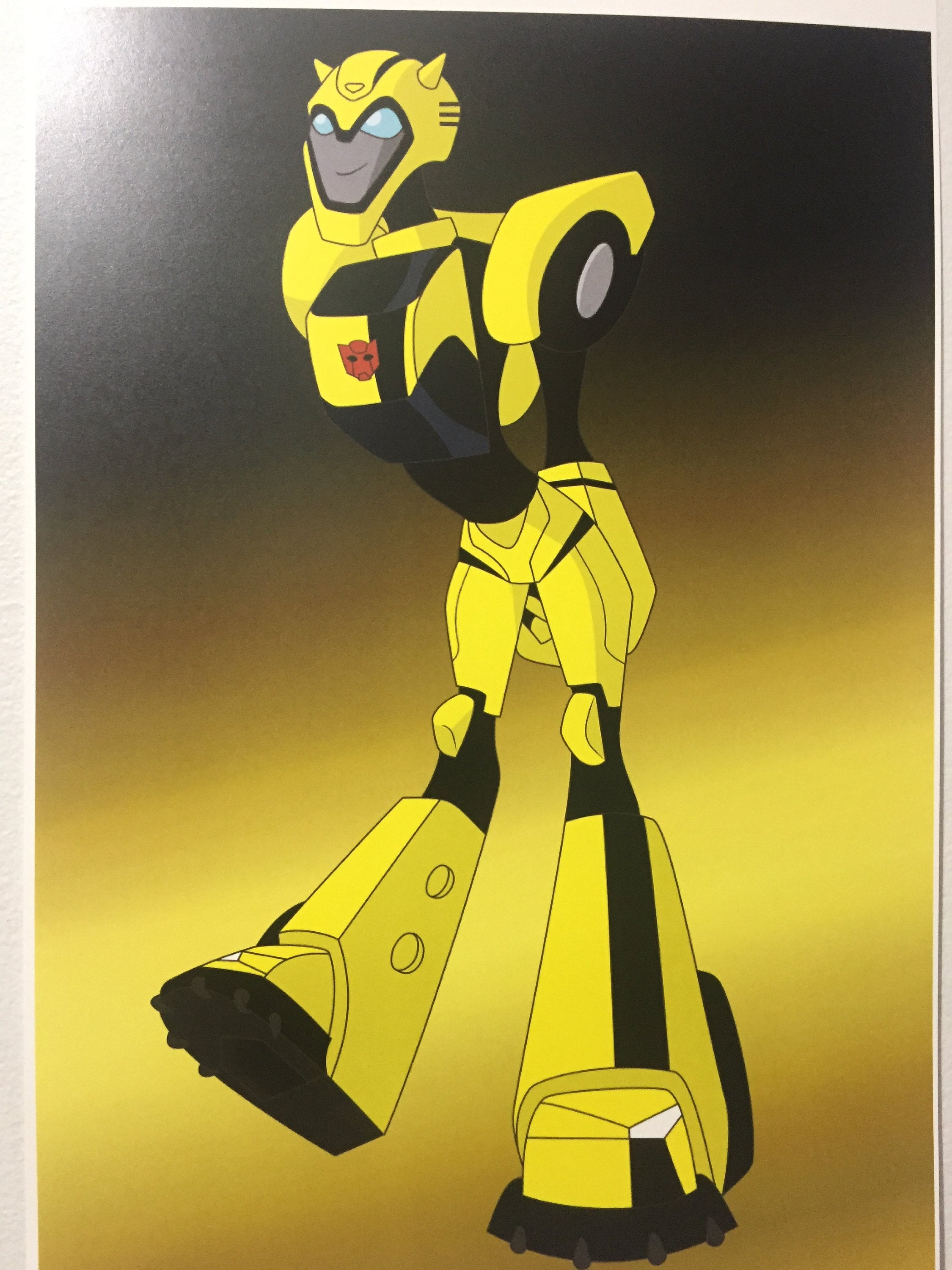 Transformers animated characters waterscan