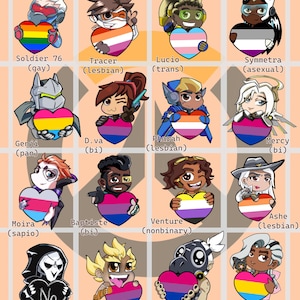 Overwatch Pride Hearts