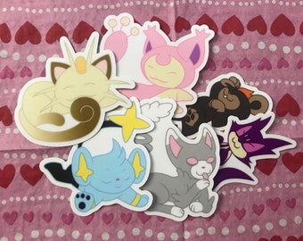 Cat Pokémon Stickers
