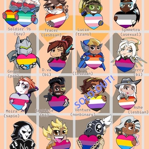 Overwatch Pride Hearts