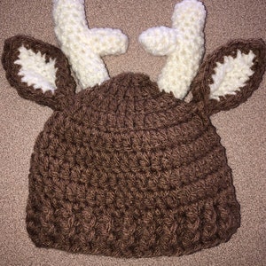 Baby Deer Outfit, Newborn Deer Hat, Baby Animal Costume