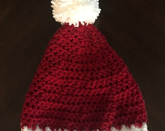 Christmas Santa Crocheted Hat