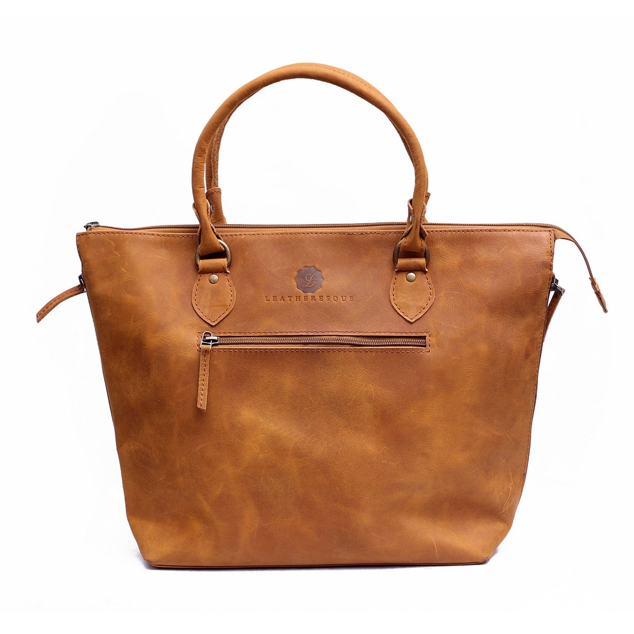 Tribeca Leather Tote Bag Office Bag for Women Buffalo Pull Etsy