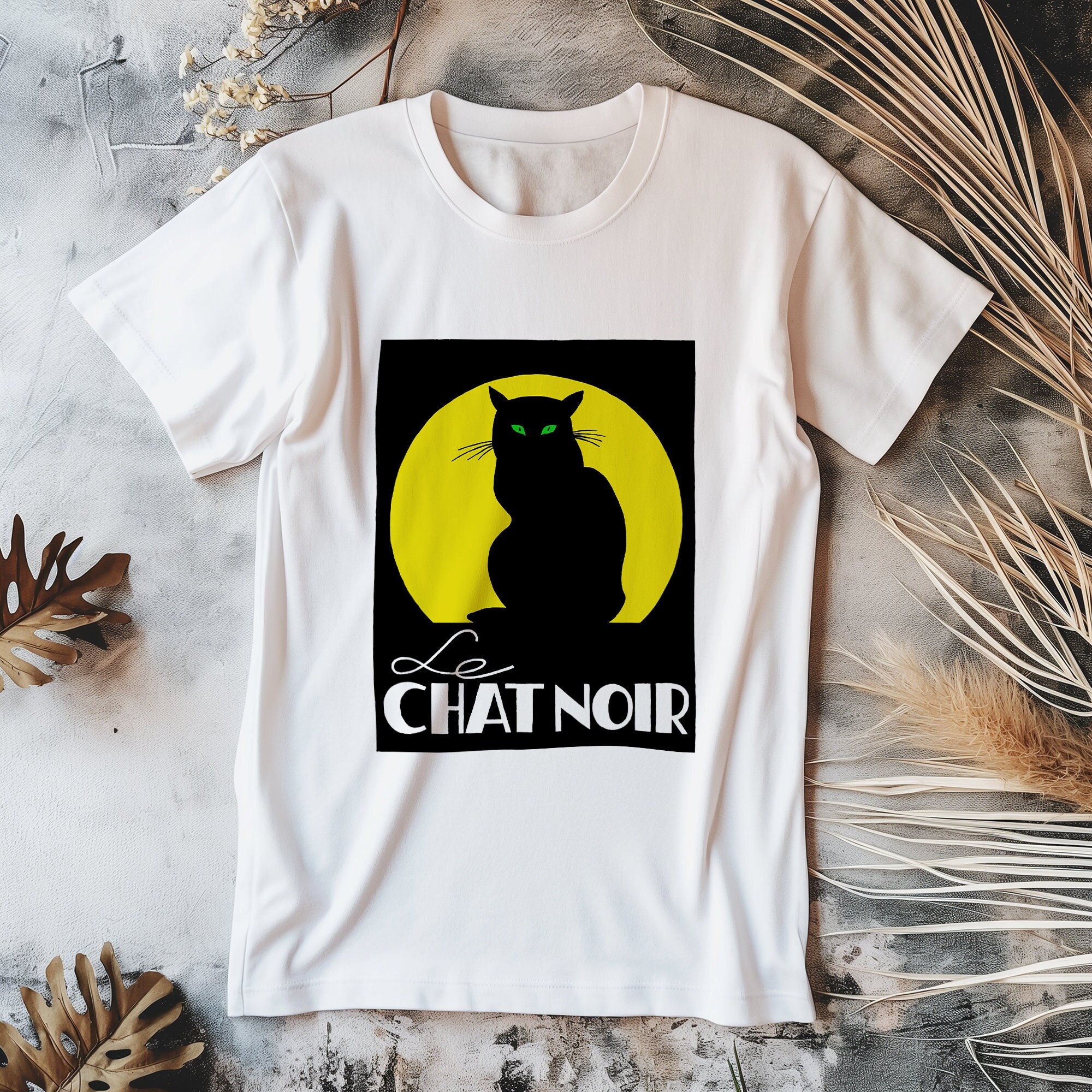 Le chat noir t shirt hotsell