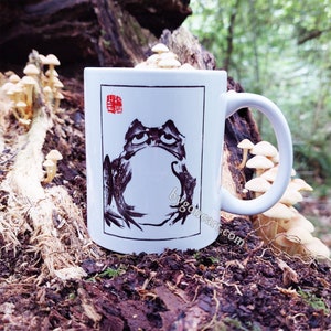 Sad Frog (c1850) - Vintage Art Coffee Mug