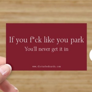 Als je f *ck like je park