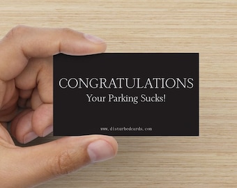 Herzlichen Glückwunsch, Ihr Parkplatz saugt!