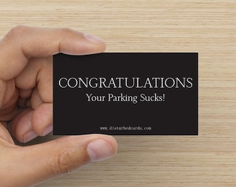 Congratulazioni il tuo parcheggio fa schifo!