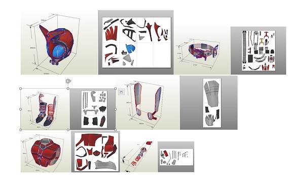 Paper Rider Template Kamen Rider W Cinto Papercraft