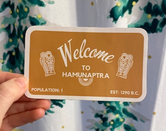 Welkom bij Hamunaptra-sticker