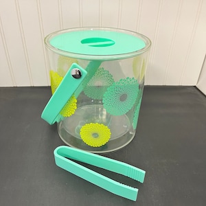 Vintage Flowered Ice Bucket
