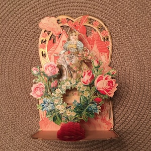 Valentine 3D allemande vintage