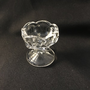 Vintage Cambridge Glass Footed Salt Cellar - Colonial Pattern