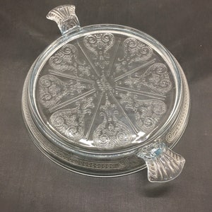 1940’s Fire-King Sapphire Blue Glass Philbe Trivet