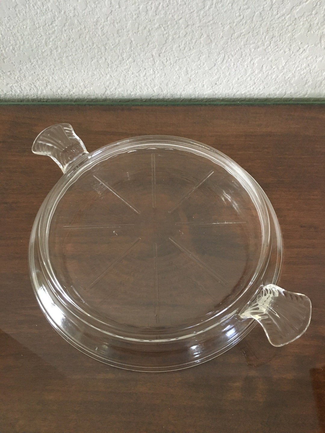 1940's Fireking Clear Glass Trivet Etsy