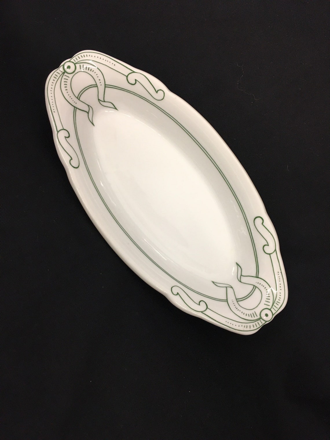 Burley & Company Chicago Ironstone Relish Dish Made in Etsy