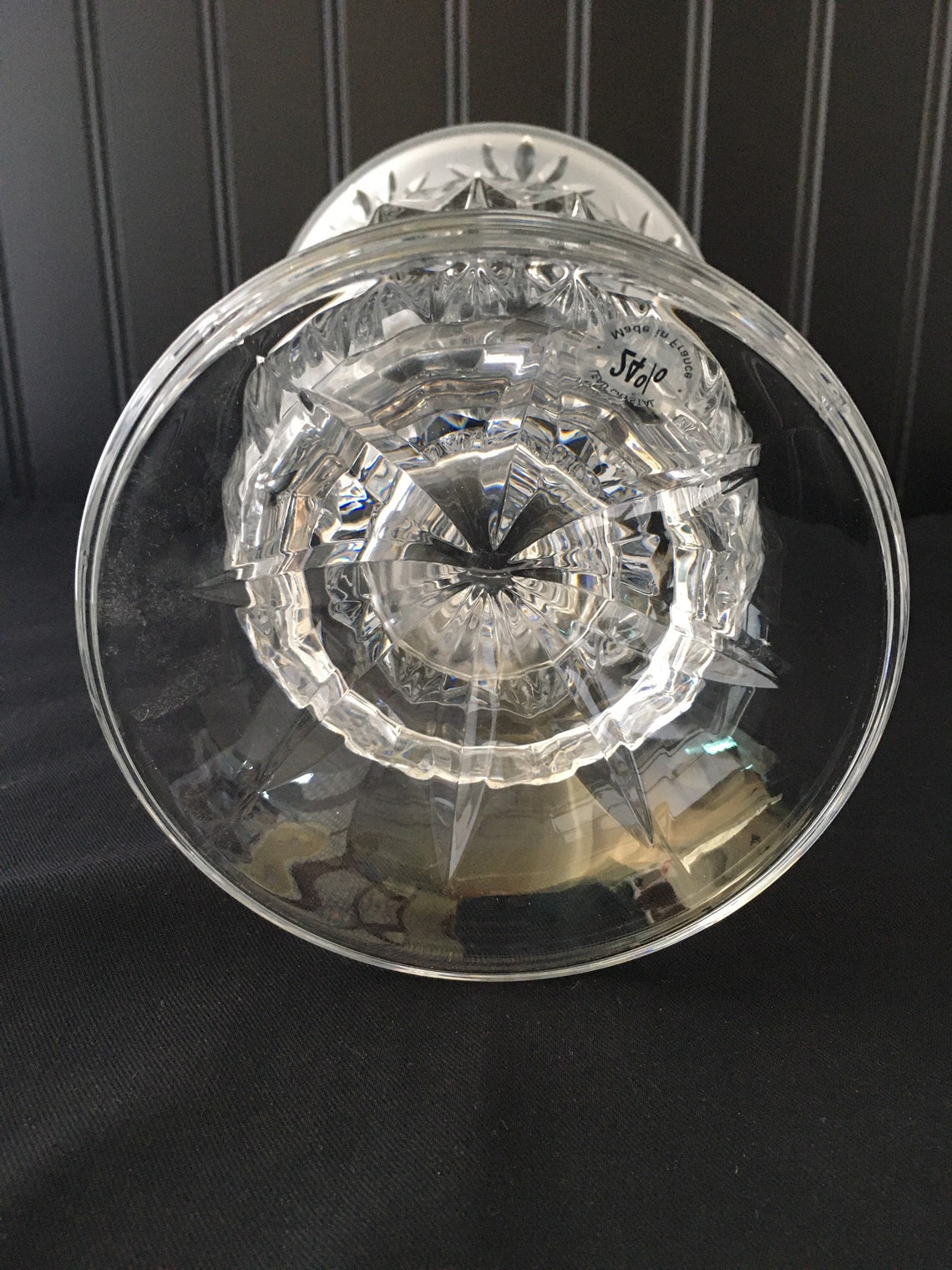 Large 24 Lead Crystal Vase Made in France Unused Etsy