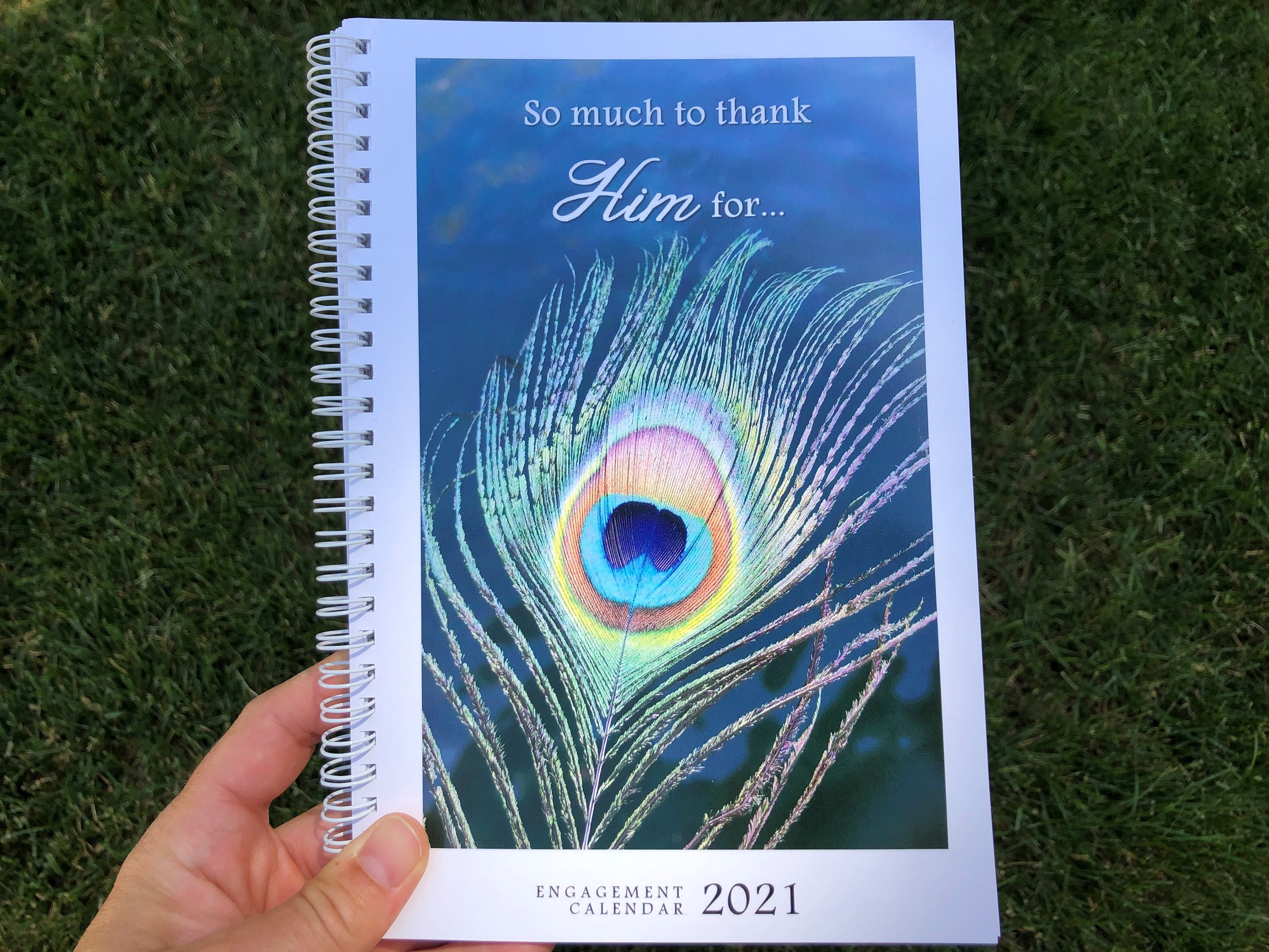 2021 Weekly Engagement Calendar Christian Planner Nature | Etsy