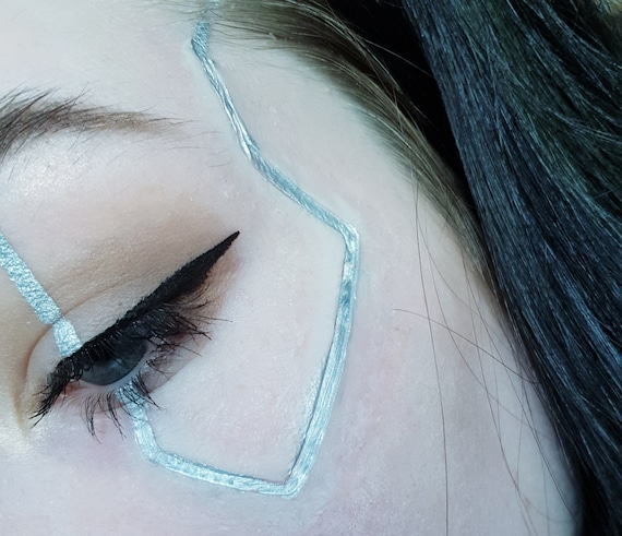 cyberpunk 2077 silicone prosthetic | surface wiring | latex free | unpainted | cosplay | sfx | special effects