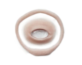 Prótesis de silicona para el ojo izquierdo (acetona) / sin látex / tercer ojo / efectos especiales / resina