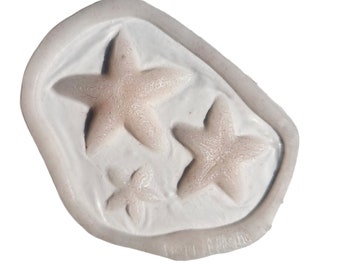 small starfish silicone prosthetic | mermaid | ocean | siren | sfx | LARP | latex free | gill | barnacle