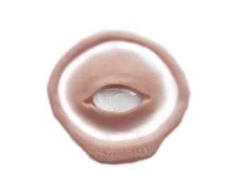 third eye silicone prosthetic (IPA) | latex free | fantasy | third eye | LARP | halloween| special effects | resin eye | encapsulated