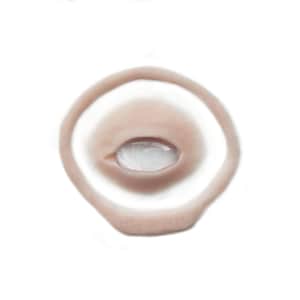 right eye silicone prosthetic (acetone) | latex free | fantasy | third eye | LARP | halloween| special effects | resin eye | encapsulated