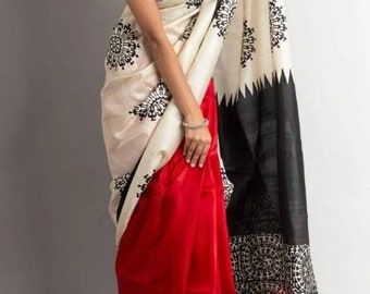 Murshidabad Pure Silk Saree with Blouse Piece