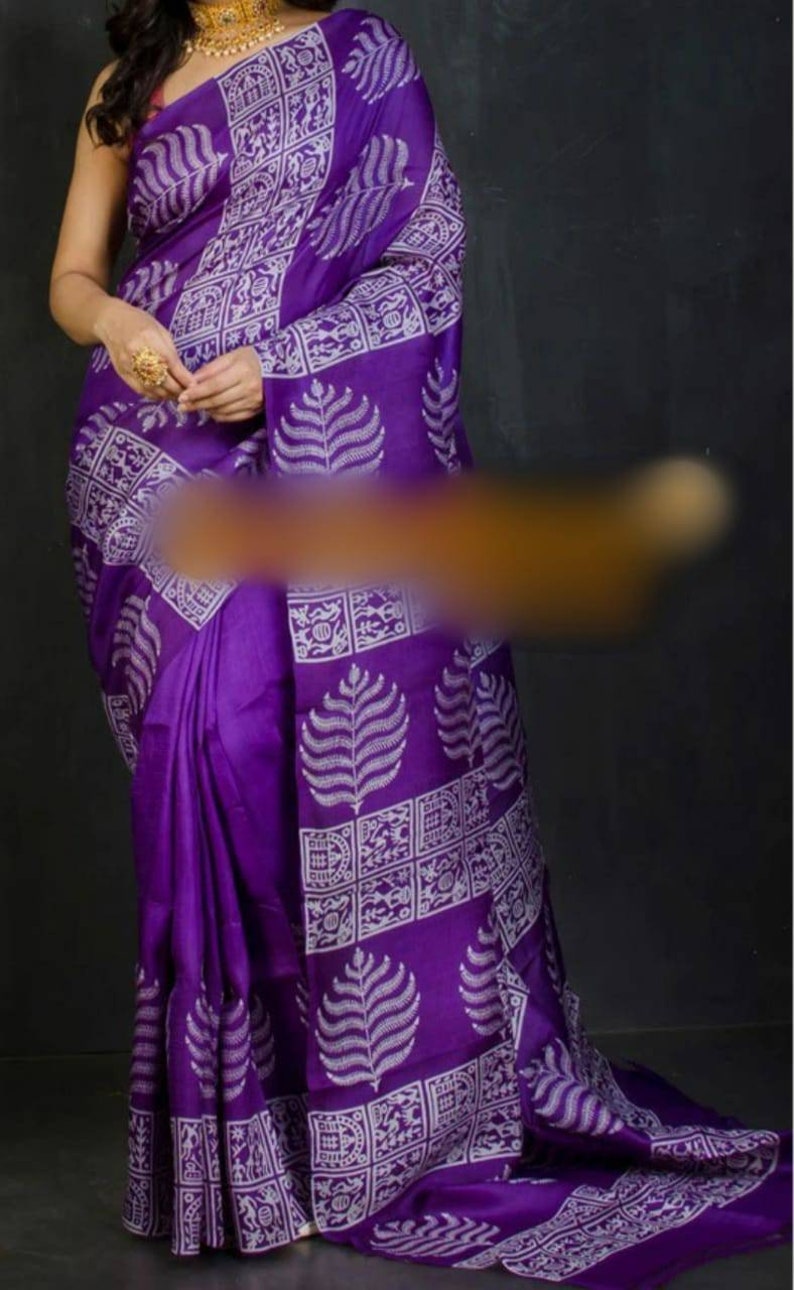 KKT136 PURE SILK MURSHIDABAD SAREE IN RED WITH LIGHT BROWN BORDER main image 0