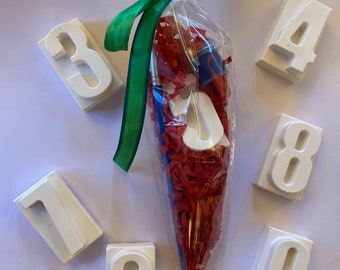 Number party bags - paint your own sets - birthday Christmas Easter arts and crafts - gifts - kids crafts - rewards - kids party bags
