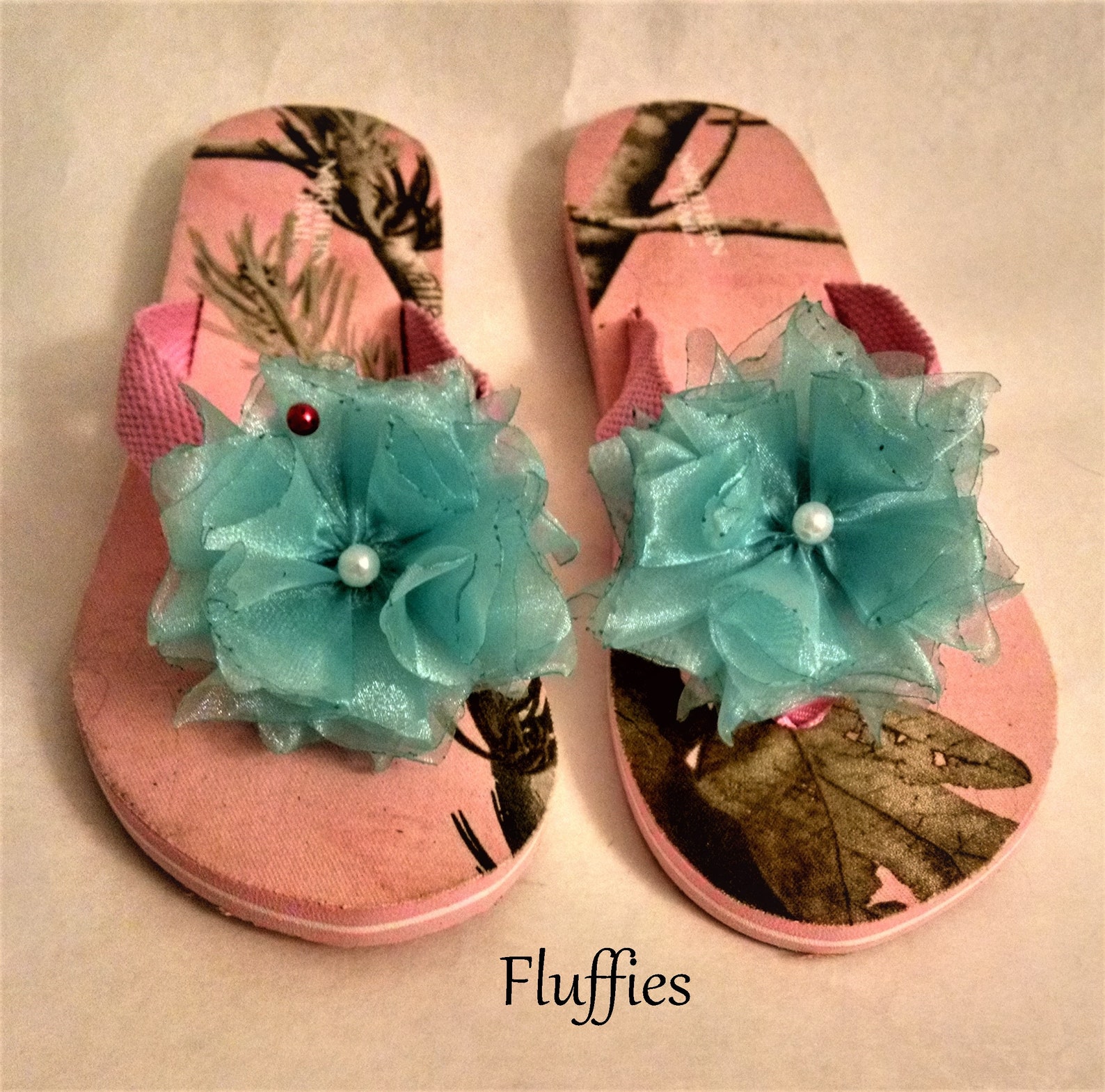 Turquoise shoe clips floral shoe clip bridesmaid shoe clip Etsy