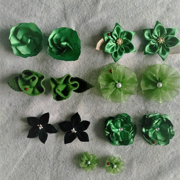 Green Shoe Clips Etsy