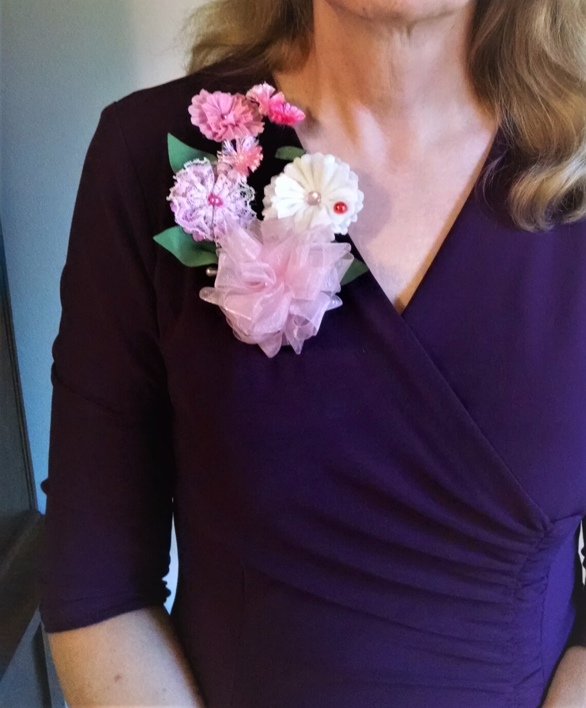 Mothers Day Corsage Pin-on Corsage Pink Mother of the Bride - Etsy