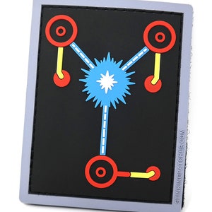 Flux Capacitor PVC Tactical Patch | Back to The Future Inspired Funny Morale Patch
