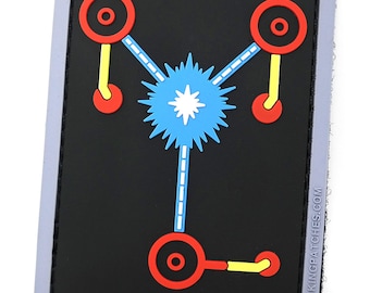 Flux Capacitor PVC Tactical Patch | Back to The Future Inspired Funny Morale Patch