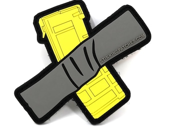 Duct Tape Magazine PVC Morale Patch | Funny Tactical Art Parody