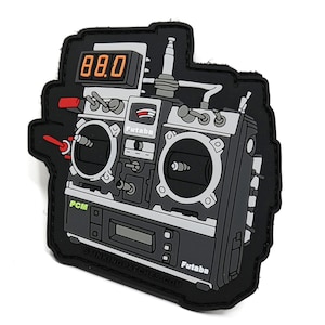 DeLorean Radio Controller Replica 88mph PVC Morale Patch - Back to The Future Inspired