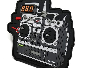 DeLorean Radio Controller Replica 88mph PVC Morale Patch - Back to The Future Inspired