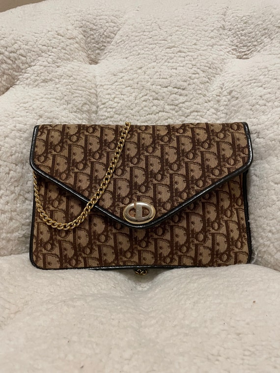 70's vintage Christian Dior brown trotter jacquard handbag. ECLAIR zip –  eNdApPi ***where you can find your favorite designer  vintages..authentic, affordable, and lovable.