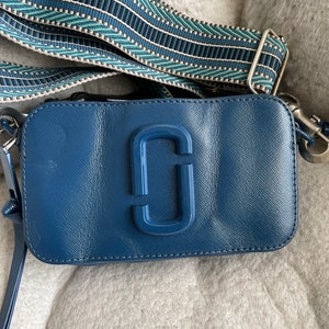 MARC JACOBS MARC JACOBS snap shot Shoulder crossbody Bag M0015373 leather  Blue Used M0015373｜Product Code：2106800483369｜BRAND OFF Online Store
