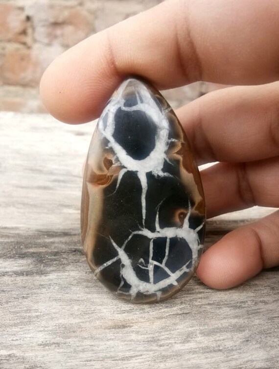 MM Top Quality Septarian Cabochons,Natural Septarian Gemstone,Handmade Septarian loose stone,Septarian Semi precious 126Cts. 52X33