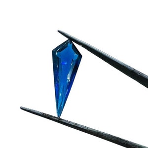 27X10 mm London blue topaz kite Faceted  kite Shape,  kite high quality, Blue topaz loose gemstone