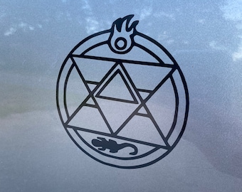 Roy Mustang Full Metal Alchemist sticker