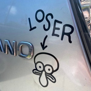 Squid loser sticker