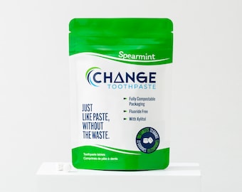 Change Toothpaste Tablets, Spearmint, 3 Months