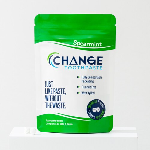 Change Toothpaste Tablets Spearmint 3 Months Etsy Canada