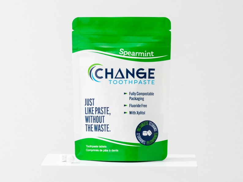 Change Toothpaste Tablets, Spearmint, 3 Months image 1