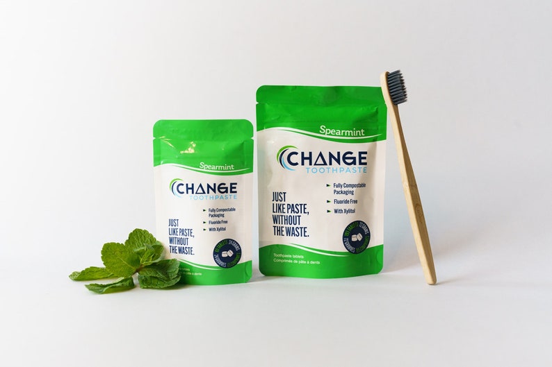 Change Toothpaste Tablets Spearmint 3 Months Etsy Canada